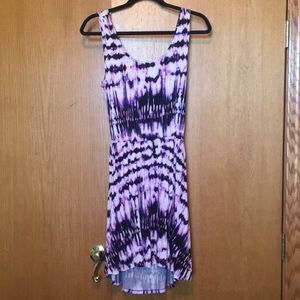Purple Tie Dress Dress